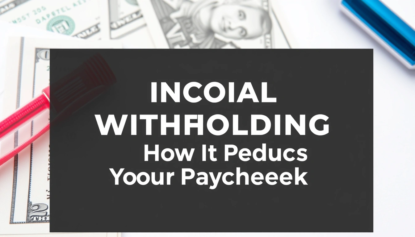 Federal Income Tax Withholding: How It Reduces Your Paycheck
