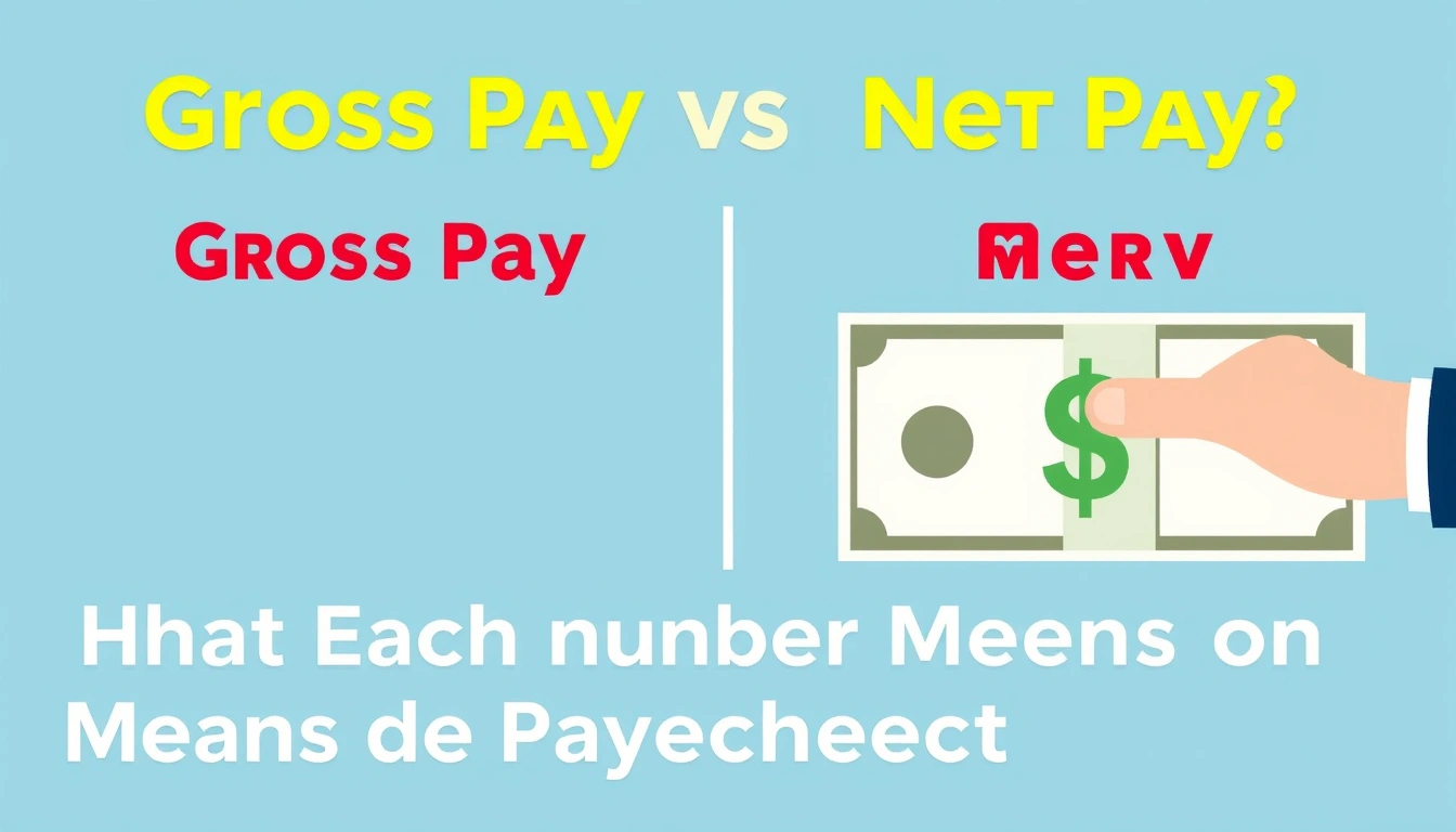 Gross Pay vs Net Pay: What Each Number Means on Your Paycheck Gross Pay vs Net Pay: What Each Number Means on Your Paycheck